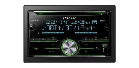 Pioneer FH-X840DAB 2-din m/bluetooth og Dab