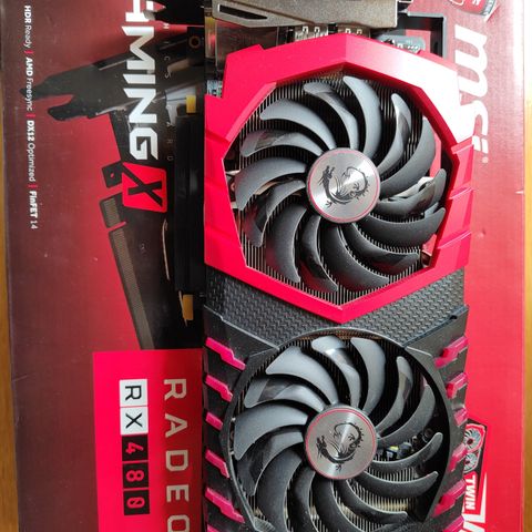 Msi radeon rx480 8gb gaming x