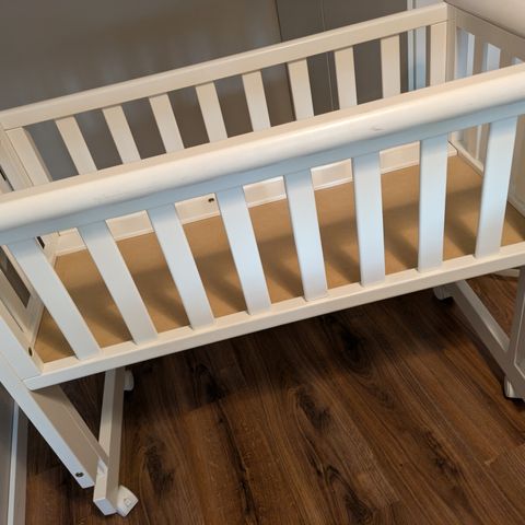 Bedside crib troll nursery