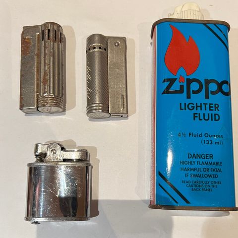 Lightere og zippo lighterfluid