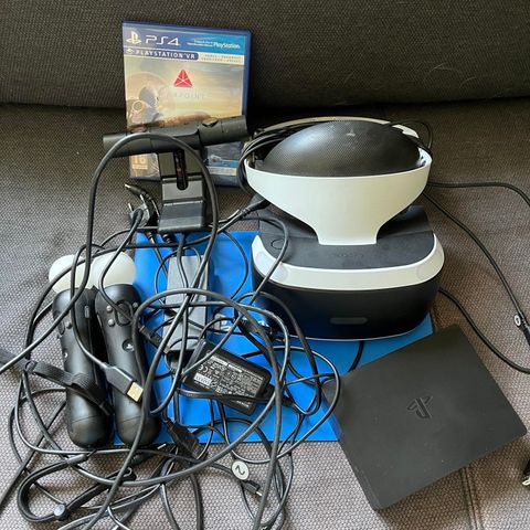 PS 4 VR briller, med spill