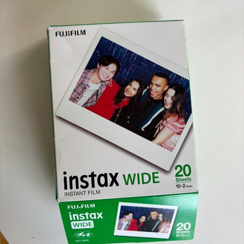 Instax instant film wide 20 stk