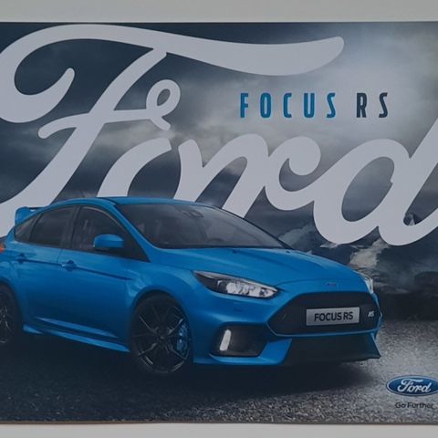 Ford Focus RS Brosjyre