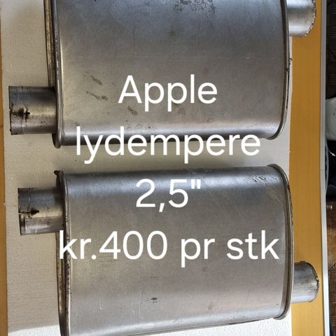 Apple 2,5"  lyddemper