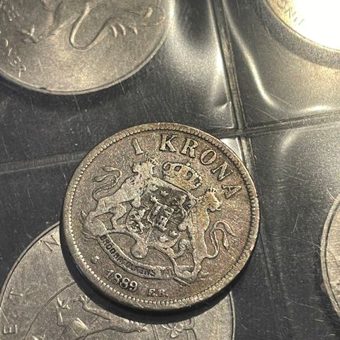 1 krona 1889