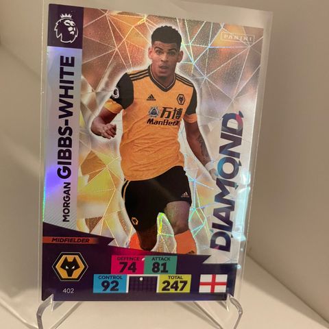 Morgan Gibbs-White - Panini Premier League 2020/21 Diamond fotballkort