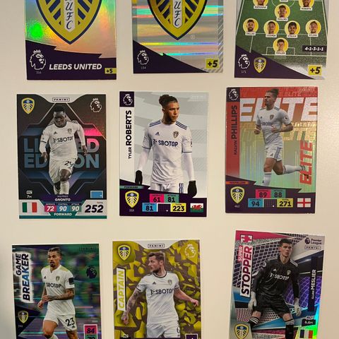 Leeds United diverse fotballkort