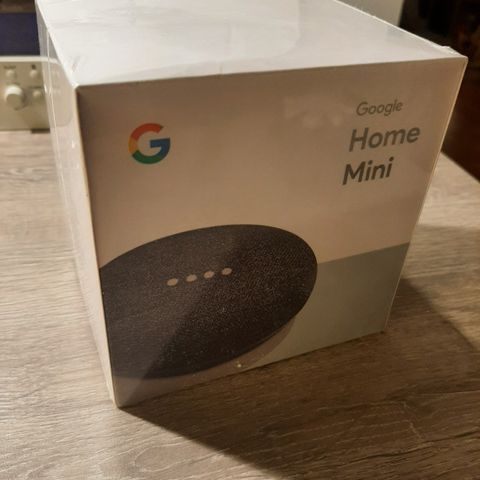 Google Home Mini, helt ny, uåpnet pakning