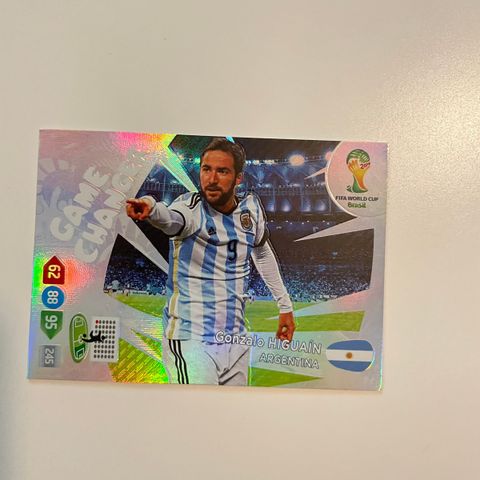 Gonzalo Higuain - Panini World Cup 2014 Game Changer