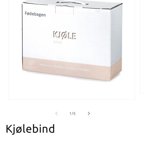 Kjølebind 12 pk, skylleflaske, støtteteip og varmeflaske.