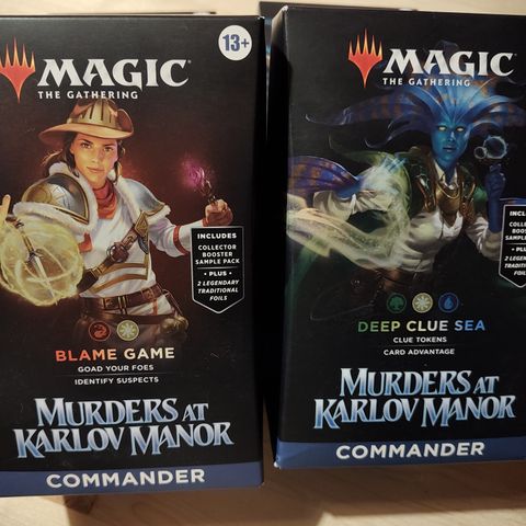 Magic the Gathering Murders at Karlov Manor Commander Decks