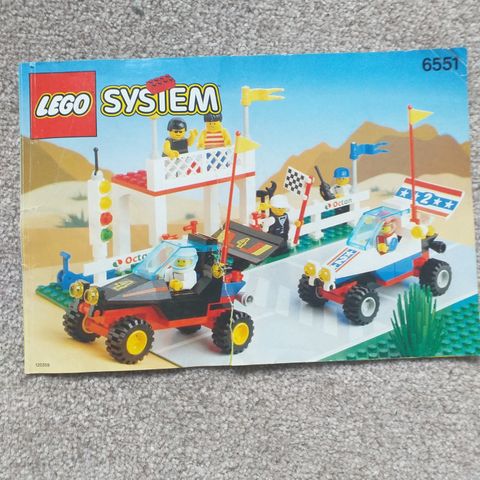 Lego 6551  Racerbil  stasjon 1992