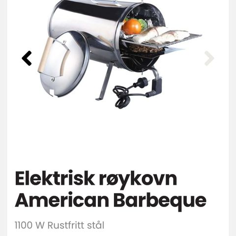 Elektrisk røykovn American Barbeque