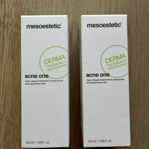 Ny og uåpnet Mesoestetic acne one ansiktskrem