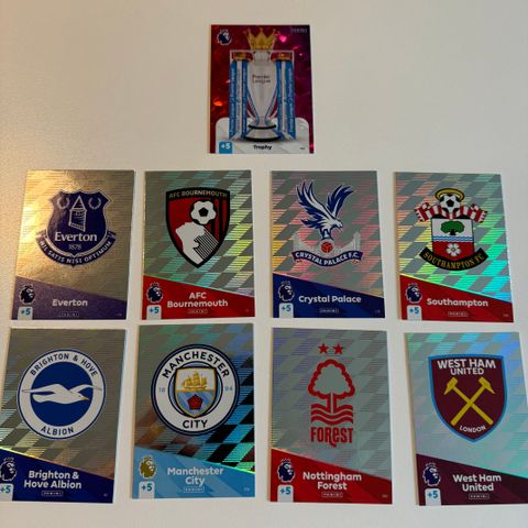 Panini Adrenalyn XL Premier League 2025 fotballkort selges