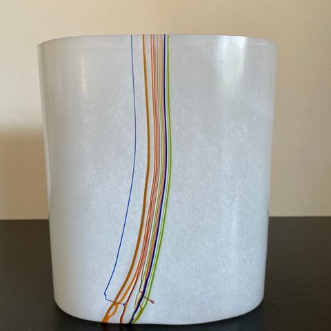 Kosta Boda Bertil Vallien «Rainbow» vase XL