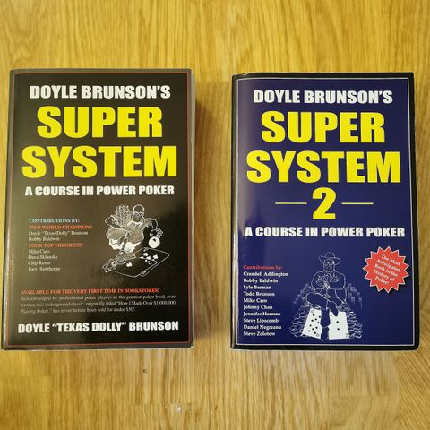 Doyle Brunson's Super System 1 & 2 a Course in Power Poker