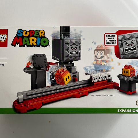 Ekstrabanesett til Mario Lego Thwomp Drop til salgs