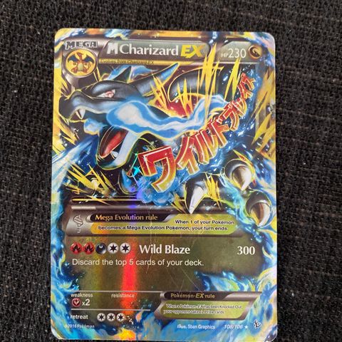 Mega Charizard EX 2017 pokemon kort