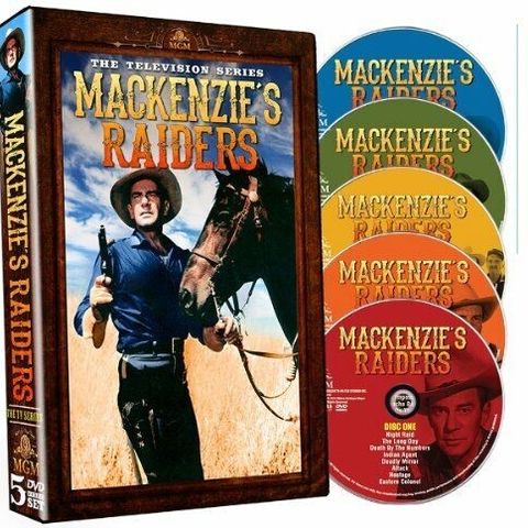 MACKENZIE'S RAIDERS (The TV Series) - 5 Disc DVD Set, 38 Episodes US REG 1