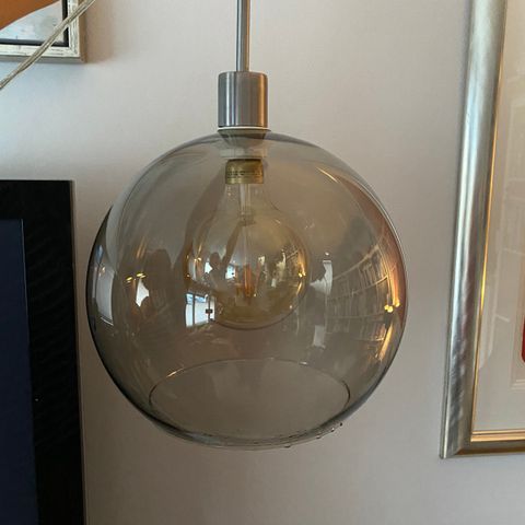 Taklampe fra IKEA m/pære