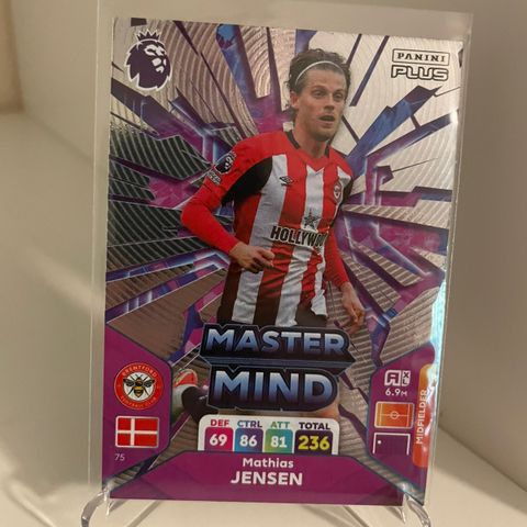 Mathias Jensen - Panini Premier League 2023/24 Master Mind fotballkort