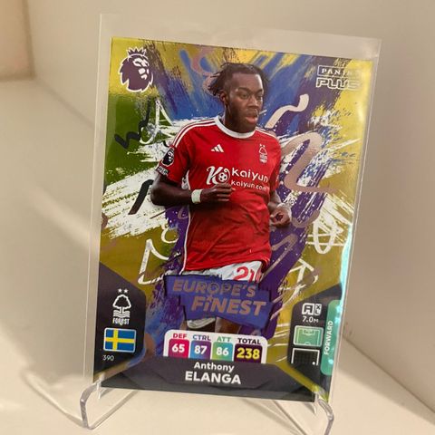 Anthony Elanga - Panini Premier League 2023/24 Europes Finest fotballkort