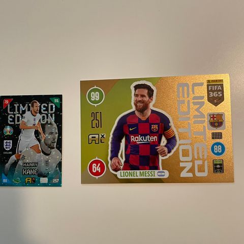 Lionel Messi - Panini Fifa 365 2021 Limited Edition XXL kort