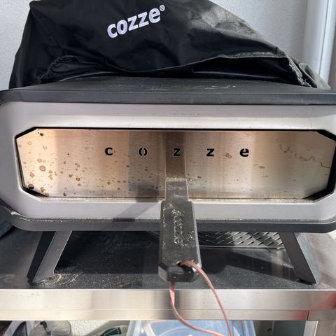 Cozze 17" Pizzaovn med oppgradert stein + trekk + dør + pizzaspade + gasslange