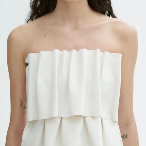 Dagmar sculpted tube top