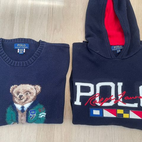 2 stk Ralph Lauren gensere str. XL (18-20)