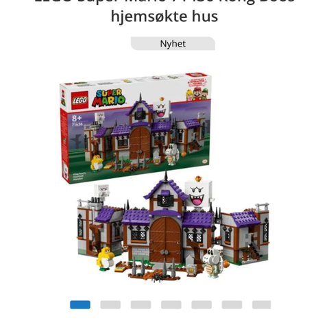 Mario Lego Kong Boo og den hjemsøkte hagen til salgs