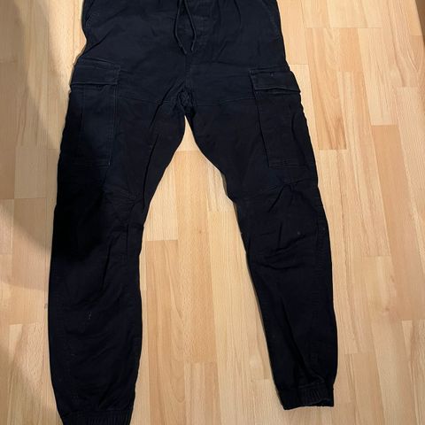 H&M elastic cargo bukse S str.