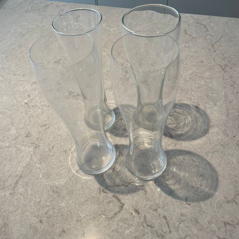 4 ølglass 400-500ml