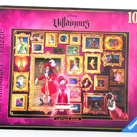 Puslespill med 1000 brikker - komplett - Disney motiv 'Captain Hook'