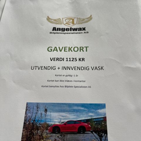 Gavekort på Angelway i Elverum