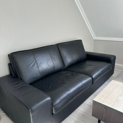 Ny pris!! Første mann Skinn sofa