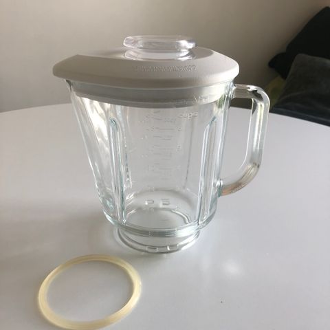 Glasskolbe og plastkolbe til KitchenAid blender