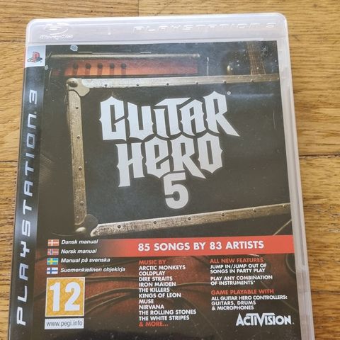 Guitar hero 5 ps3