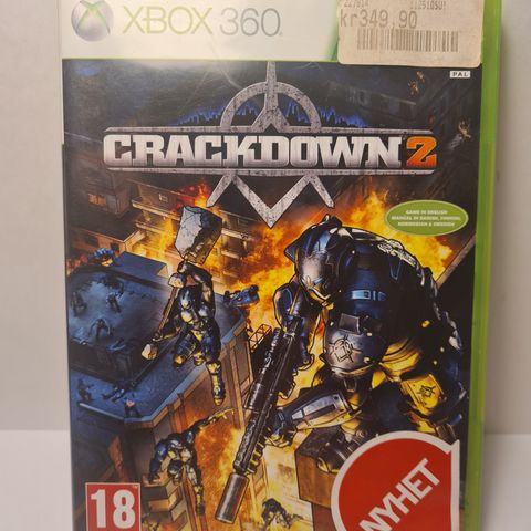 Crackdown 2 - Xbox 360 - Komplett med Manual