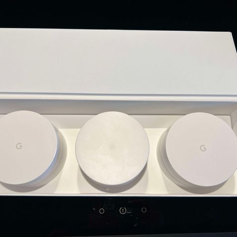 3 stk Google Wifi i originaleske