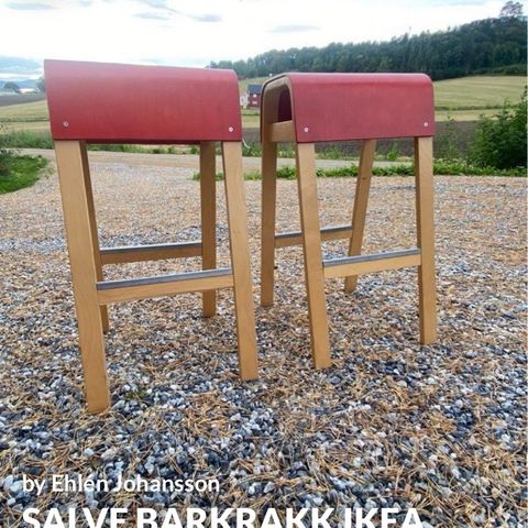 Salve barkrakk vintage IKEA design by Ehlén Johansson