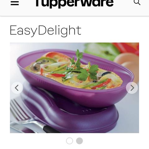 Easy delight , tupperware, mikro