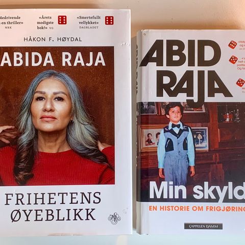 To bøker - Abid Raja & Abida Raja!