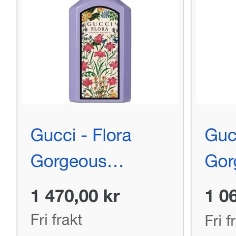 Gucci parfyme flora helt ny