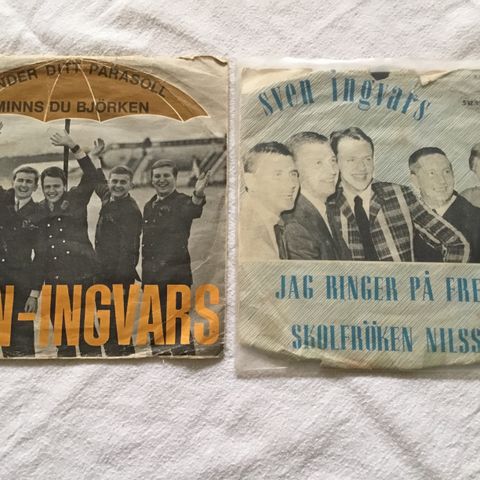 Sven - Ingvars singelplater , til salgs