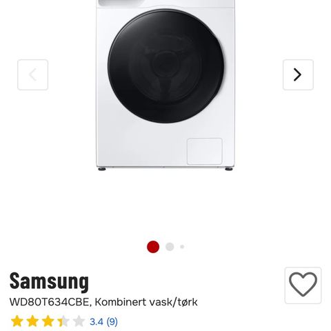 samsung vask-tørk