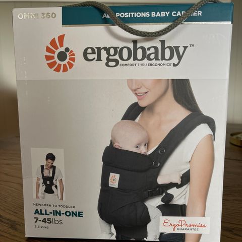 Ergobaby OMNI 360 bæresele. kr 700