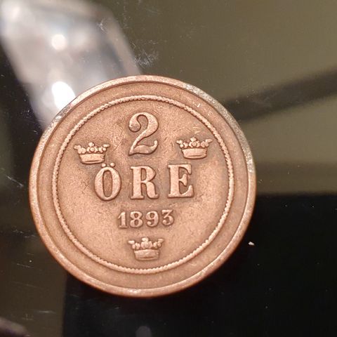 Sverige 2 Öre 1893