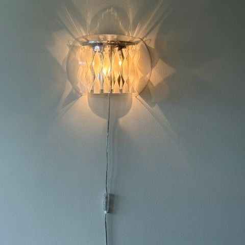 Pavarotti vegglampe i glass